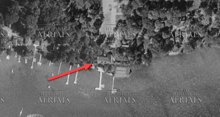 Pleasant View Hotel and Dance Pavillion - 1956 Aerial Of Pleasant View Hotel And Pavilion (newer photo)